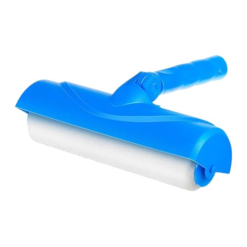 Rodillo de pintura genérico, cepillo de pintura de 25 cm con mango ajustable, herramienta de pintura antigoteo para muebles puertas armarios y renovación doméstica