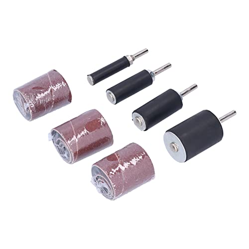 16pcs Drum Sander Pulido Pulido de la Banda de Lijado Kit de Manga de la Banda de Lijado para Varios Materiales