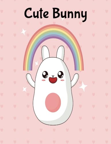 Cute Bunny cover: sketch book for kids and Adults image 2