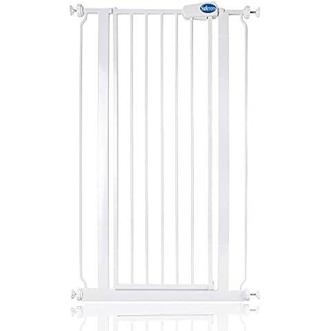 Safetots Extra Tall Metal Safety Gate Pressure Fit (68.5cm - 75cm, White) Cover