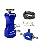 Boost Controller Car Modified Turbocharged Regulator Aluminum Universal Car Manual Turbo Boost Controller Bleed Valve Pressurize Regulator Kit Turbo Boost Controller(ROXO) #1