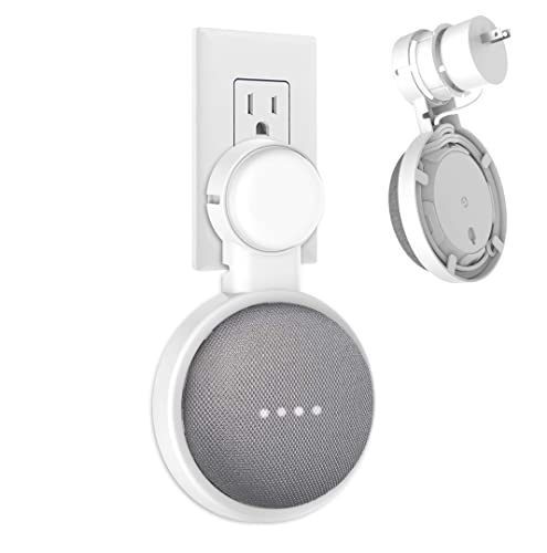 Bocinas, Wireless HomeMount Soporte de Pared para Google Home Mini o Google Nest Mini (2.ª generación), Accesorios de Soporte de Salida para Google Mini Voice Assistant (Color...