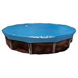 In The Swim Round Winter Covers 24 ft Blue Above Ground Winter Cover - Protects Your Pool from Harsh Winter Elements