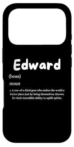 Edward Definition �G�h���[�Y�p�J�X�^���R�X�`���[�� �p�[�\�i���C�Y �X�}�z�P�[�X iPhone 17 Pro �p