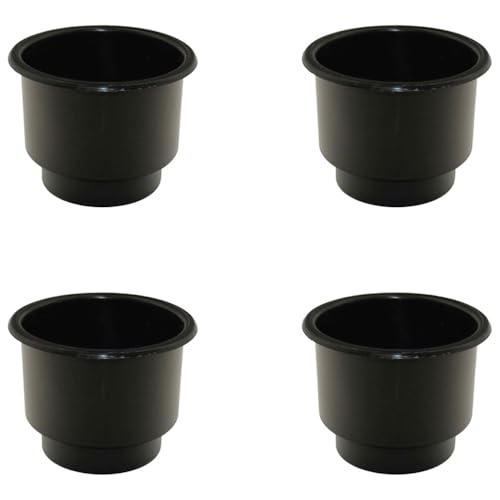 Portavasos plástico negro jumbo universal 4 unidades miniatura 1