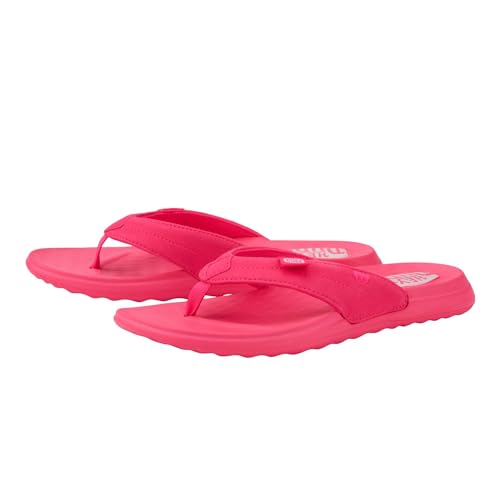 HEYDUDE Women's Christi Flip Mono Flip Flop Sandal, Electric Pink, Size 8 - image 7
