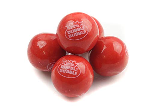 Very Cherry Dubble Bubble Gumballs - 3 LB Resealable Stand Up Candy Bag (approx. 180 pieces) - Cherry Flavored Bubble Gum - Red Colored Candy - Vending Machine Candy - Thumbnail 4