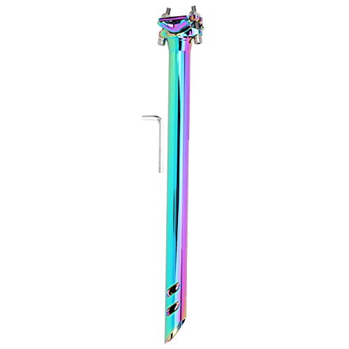 Lowrider Twisted Steel Bike Seatpost 22.2 x 350mm Chrome. Bike seat Post, Bicycle seat Post.
