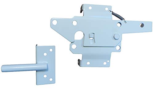Vinyl Fence Gate Latch (White) by Nationwide Industries