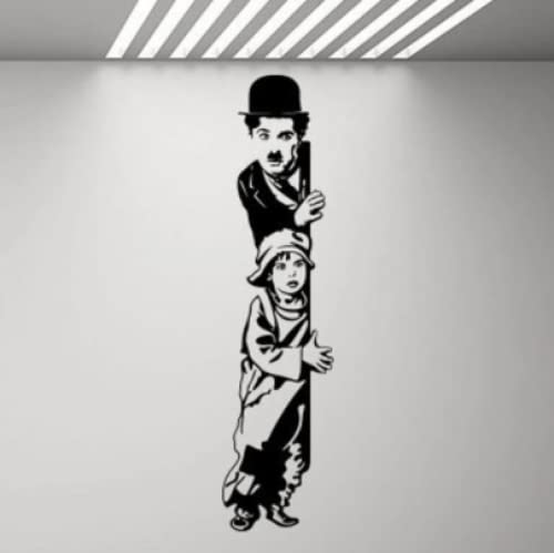 Art Decor Chaplin le Kid Stickers Muraux Vinyle Movie Star Acteurs Sticker Décoration de La Maison pour Salon Enfants Room20X80 CM