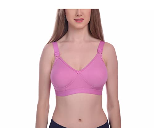 Image of Elina Women's Cotton Non Padded Wire Free Full Coverage Bra