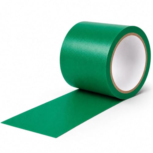 Image of GTSE - Green Vinyl PVC Floor Tape 4 inch x 108ft Safety Marking Tape | Safety Marking Tape for Gyms, Warehouses & Dance Floors - Durable Vinyl, High Visibility