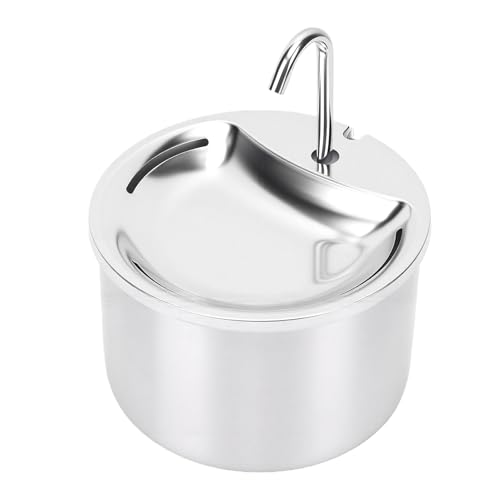 Fuente para agua para gatos acero inoxidable 3.2L miniatura 7
