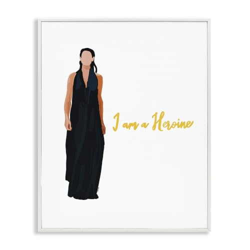 Girl Power Fashion Phrase, 24 x 30 Inch Framed Giclée Print