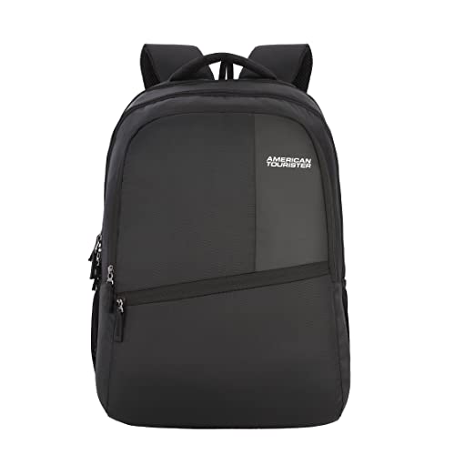 American Tourister Valex 28 Ltrs Large Laptop Backpack With Bottle Pocket And Front Organizer- Black For Rs. 1099 @ 56% off