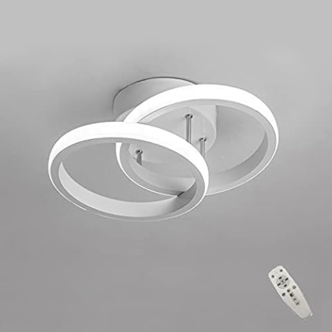 Dimmable LED Ceiling Light Creative Ceiling Lamp Hallway Light, Kitchen Light Office Lamp Loft Bar Cafe Lamp Silicone Lampshade Aluminum Lamp Body Cover