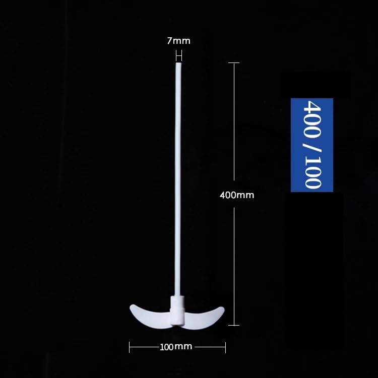 Agitador de varilla de PTFE Varilla agitadora de PTFE, resistente a la corrosión por ácidos y álcalis, consumibles de laboratorio, 400-700x55-175 mm(400mmx85mm)