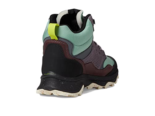 Merrell Speed Solo Mid WP Sneakers for Women - Waterproof Membrane with Hell Pull Tabs, Rugged Street Style Sneakers Jade 6.5 M