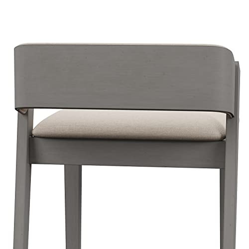 Hillsdale Dresden Wood Counter Height Stool, Distressed Gray - Image 13
