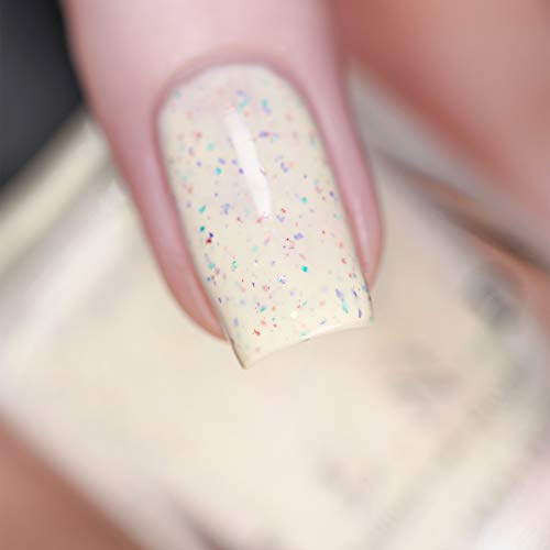 Image of ILNP Cake Pop - Creamy Vintage Ivory Speckled Nail Polish