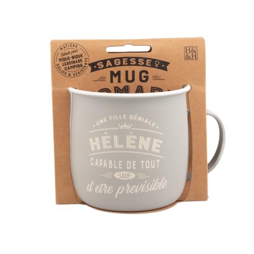 Mug Nomade Taza de té y café personalizados Helene - Taza para mujer, color beige