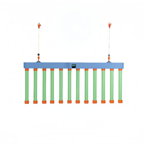 反射神経トレーニングゲーム キャッチスティック玩具|3段階速度調整・手と目の協調力向上・ABS安全素材|家庭用/幼稚園/知育おもちゃ/反応チャレンジゲーム (ブルー)