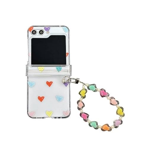 Coque antichoc Galaxy Z Flip 5 transparente résolvant l'usure de charnière