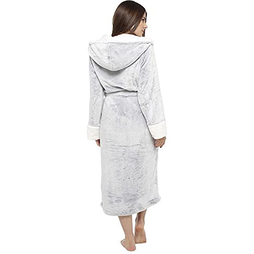 Style It Up Personalised Womens Robe Dressing Gown - Super Soft and Warm Fleece Bathrobe - Ideal for Gifting - Available in Range of Sizes and Colours