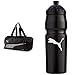 Puma Fundamentals Sports Bag XS Sac De Sport Enfant Puma Black FR : Taille Unique (Taille Fabricant : OSFA) & ' New' Waterbottle Plastic 0,75 l Bouteille Mixte Adulte, Black-White, UA