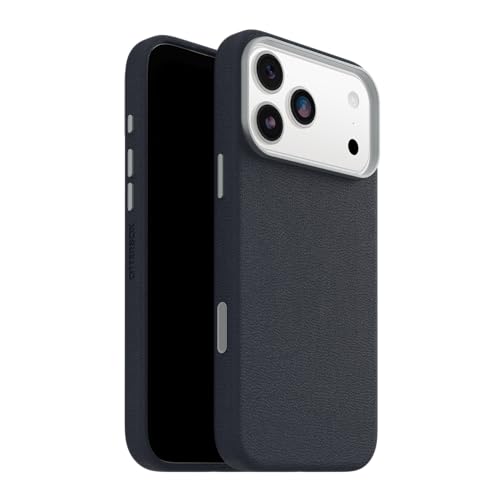 Image of OtterBox iPhone 17 Pro Max Symmetry Series Cactus Leather Case - Blue Sentiment - Slim, Premium Protective iPhone Case