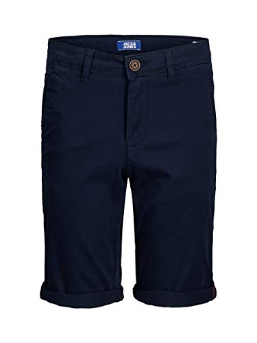 Jack & Jones Junior JPSTBOWIE JJSHORTS Solid SA SN JNR Bermudas, Blazer Bleu Marine, 176 Garçon