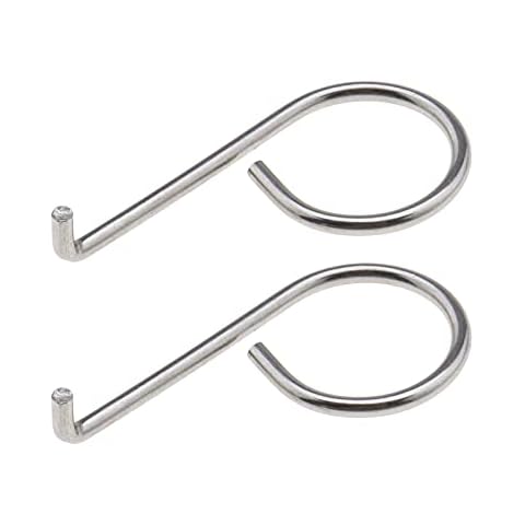 2pcs Wheel Center Lug Nut Cover Bolt Cap Removal Dismantle Tool Hook Stainless Steel 6X0012243 Compatible with VW Skoda Cover