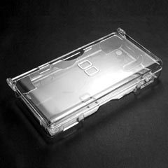 NDS Lite Crystal Clear ICE White Case