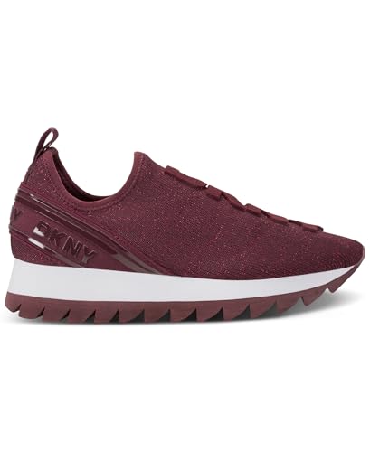 Image of DKNY Women's Abbi Knit Slip on Sneaker with Logo