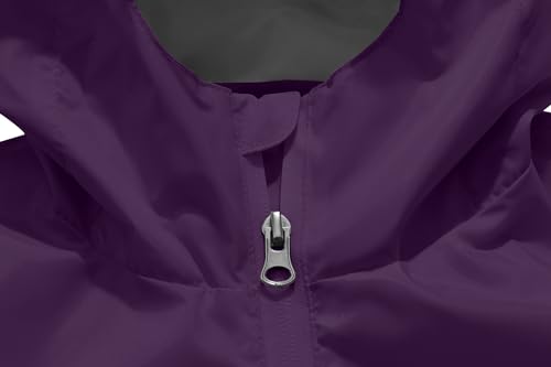 Image of Boys Girls Rain Jackets Lightweight Waterproof Hooded Raincoat Lined Windbreakers for Kids