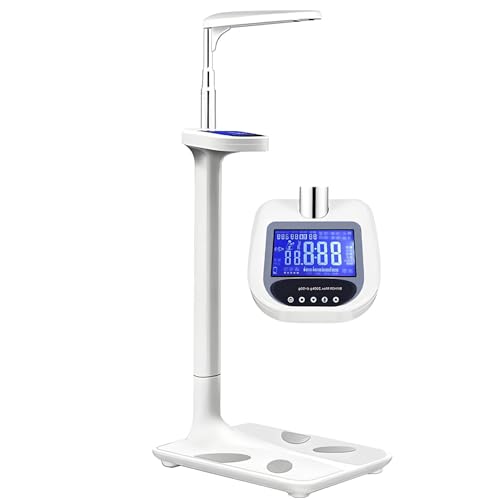 Báscula médica para Peso Corporal en Báscula Corporal con análisis de Grasa Corporal con Pantalla LCD Báscula Digital de Altura y Peso para medir IMC Grasa Corporal Músculo Calorías y más Báscula médica para Peso Corporal en Báscula Corporal con análisis de Grasa Corporal con Pantalla LCD Báscula Digital de Altura y Peso para medir IMC Grasa Corporal Músculo Calorías y más
