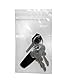 WeltiesSmartTools Druckverschlussbeutel 60x80 mm Schwarz Blickdicht Diskret Zip Beutel 6x8 cm Druckverschluss Zipper-Beutel Polybeutel LDPE-Folie Transparent Lebensmittelecht; 100 Stück