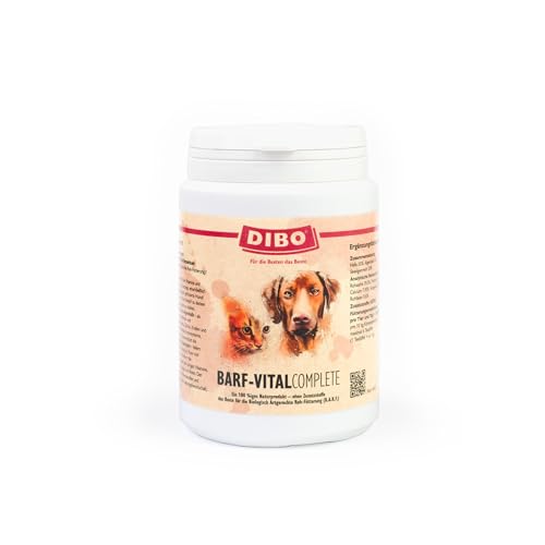Barf-Vital-Complete, 150g-Dose, Nahrungsergänzung als gesunde, natürliche Ernährung für Hunde von DIBO, Hundefutter, Barf, B.A.R.F.