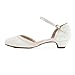 Duosheng & Elegant Ronda Hebilla de Tacón Alto Bombea los Zapatos de Danza de Lace Zapatos de Boda Mujeres Ivory EU 42 Imagen de Duosheng & Elegant Ronda Hebilla de Tacón Alto Bombea los Zapatos de Danza de Lace Zapatos de Boda Mujeres Ivory EU 42