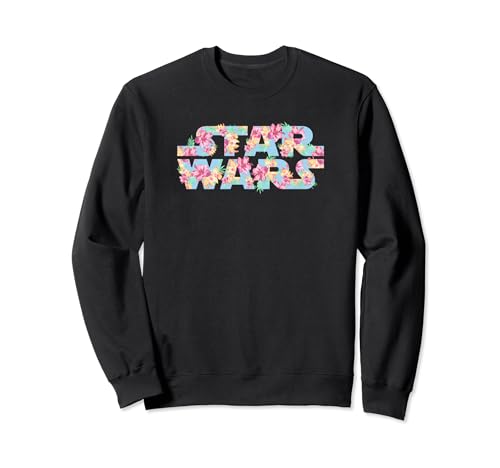 Sweatshirt Star Wars floral rose idéal pour vos sorties de Pâques au printemps