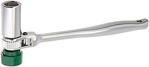 Wright Tool #4482 Pear Head Contour Handle Scaffold Wrench Soft Face Hammer Head Single Pawl, Silver