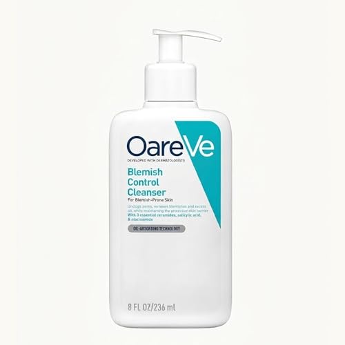 Image of Blemish Control Face Cleanser with 2% Salicylic Acid & Niacinamide for Acne Prone Skin – Deep Cleansing Facial Wash for Reduces Spots & Breakouts 236ml
