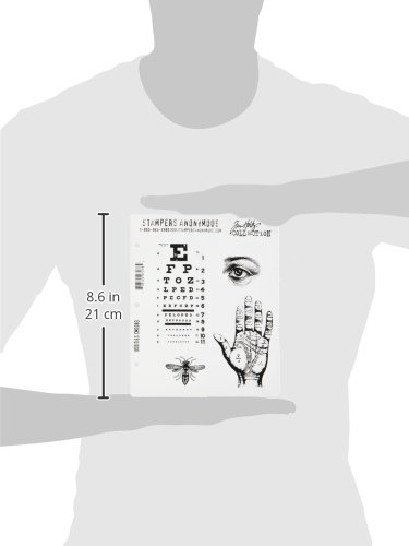 Stampers Anonymous Tim Holtz 7 x 8.5-inch Cling Rubber Stamp Set Oddities