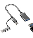 【Super compatibilité】Compatible avec ordinateurs portables/tablettes/smartphones dotés d’un port USB Type-C ou Micro USB. Appareils compatibles : compatible avec Samsung Galaxy S22+ / S22 Ultra / S21+ / S21 Ultra / S20+ / S20 Ultra / S10, Note 10 / Note 10 Plus / Note8, S9 Plus, S8 Plus, pour Apple nouveau MacBook Pro, G6 / G5 / V20, P9 / P10, P20, Mate 20 / 10 Pro, 6 / 6T / 5 / 5T / 3 / 3T, Pixel 3 / 3XL / 2 / 2XL, Galaxy S7 / S6 et Edge, Note 6 / 5, J7, S5, K20, MP3, tablette, , ainsi que les futurs appareils avec port USB-C/Micro USB.