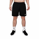 Short Esportivo Basic Muvin – Masculino – Calção Esportivo – Bermuda Futebol - Tecnologia Dry – Voleibol – Handebol – Futevôlei – Beach Tennis – Confortável – Leve – Treino – Atividade Física (P, Preto)