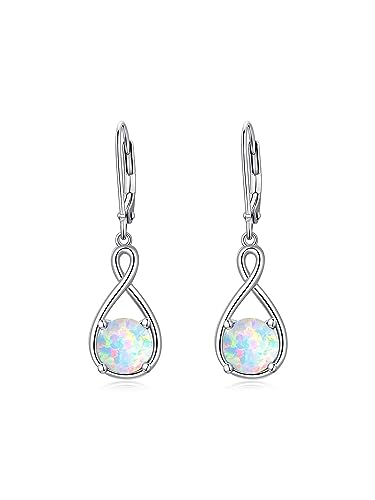 Pendientes de plata 925 infinito para mujer ideales para uso diario