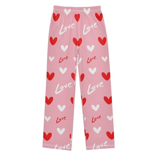 Word of Love Boys Pants Boys Athletic Pants Long Pant for Boywith Pockets Wide-Leg Size 6-14Y