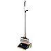 Broom and Dustpan, Adjustable Floor Broom and Garbage Container Set, Upright Stand Up Dustpan with Broom, for Cleaning, Home Kitchen Lobby Floor