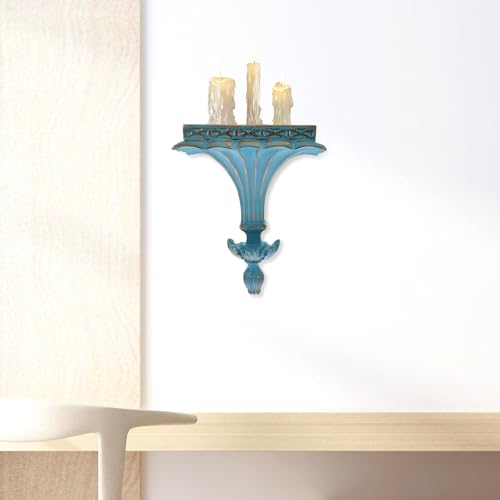 Estante flotante de resina tallada estilo europeo para una decoración de pared premium 7