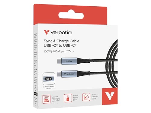 Verbatim 31848 câble USB USB 2.0 1 2 USB C - vue 6